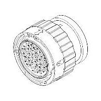 Aptiv 15544895 Connectors 29 way Female HES Circular Series Black CONN