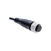 Amphenol LTW 1BD-02AFMM-LL6A10 Sensor Cables / Actuator Cables Ceres, Standard Size, Plastic, 5A, 02 pins, Female Connector, Male Contact, Straight, 2 Points Lock, Overmolded, Length 10000mm, IP66
