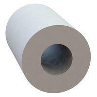 Essentra Components 13RSSR0037 Round Round Spacer, .115 ID, .250 OD, .406 Length