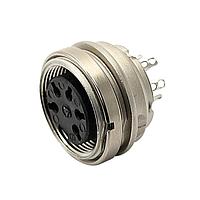 Amphenol Tuchel T 3507 100 Connectors 8P RECEPT PANEL MNT