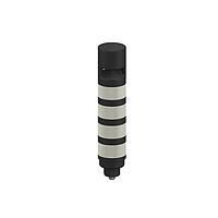 Banner Engineering TL504AOSKQ Tower Lights TL50 Pro Tower Light with IO-Link Sealed Omnidirectional Audible, Standard Black Housing: 4 Lighted Segments; Voltage: 18-30 V dc; Environmental Rating: IP67; Colors: Multicolor; 4-pin M12 Integral QD