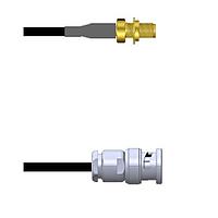 Amphenol Custom Cable Q-2W00J0003018i RF Cable Assemblies SMA-SJB/BNC-SP G174 18I