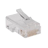 Tripp Lite N030-100-FL Modular Connectors / Ethernet Connectors RJ45 PLUGS 100 PK FOR FLAT COND CBL