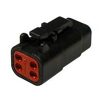 DEUTSCH - TE Connectivity DTM06-4S-E004 4-Way DTM PLUG ASM