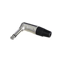 REAN RP2RC Phone Connectors MONO 1/4 RA PLUG NICKEL/TIN - BAG