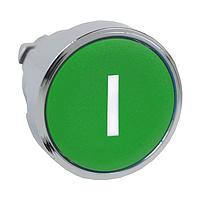 SCHNEIDER ZB4BA331 Momentary FLUSH GREEN WITH WHITE I MARKING