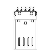 Adam Tech MCR-B-MPLUG-CS8 Micro USB Type B Connectors MICRO USB TYPE B PLUG