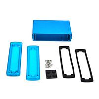Bud Industries EXN-23359-BLP PCB Enclosure Extruded Aluminum Enclosure Blue with Plastic Cover (1.6 X 5.8 X 3.5 In)