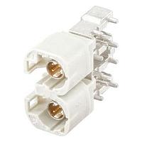 Rosenberger D4S21J-40MA5-B PCB Connectors Right Angle Plug PCB w/Housing T&R White