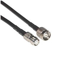 Amphenol Cables on Demand CO-058TNCMFRP-025 RF Cable Assemblies RG58 REV POLARITY TNC M/F 25