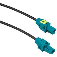 Amphenol RF 095-820-210M100 RF Cable Assemblies Type A Mini-FAKRA Single Jack to Type A Mini-FAKRA Single Jack RG-174 1 Meter