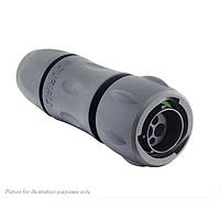 Eaton Souriau-Sunbank UTSX6JC102W2P Plugs Plug, with cable gland backshell, for 4 male contacts, IP68/69K