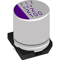 PANASONIC 72SXV82M Aluminum Polymer Capacitors 72VDC 82uF 20% 980mA 28mOhm Straight Taped