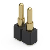 Mill-Max 812-22-002-30-004191 Spring-Loaded PCB Mount Spring-Loaded Header Vertical,2 pin, single row