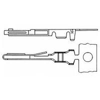 Hirose Electric QR/P8-PC-211 Rack & Panel Connectors PIN CONTACT CHAIN THICK WIRE
