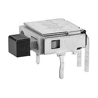 NKK Switches GB215AH-A Sealed SPST OFF(ON) R/A BLK