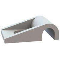 Essentra Components 22HDCC4840 Cable Clamp Heavy Duty Half U Clip, .484 Hold Dia, .203 Hole