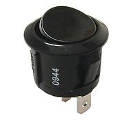 E-Switch RRG313C1100 Power Rocker Switch Rocker, SPDT, On-On, Panel Mount, Snap-In, Black