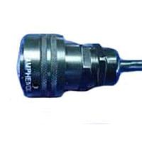 Amphenol Socapex RJF6MB Circular Plug w/ Metal Gland Black