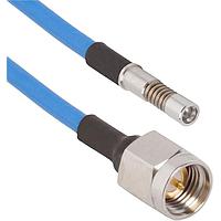 Amphenol SV Microwave 7093-0176 RF Cable Assemblies D38999 Socket Cont. SMA Male 6 IN Cable