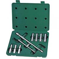 SATA 09511 9PC. 3/8inch DR. MOTORCYCLE REPAIR SET (METRIC) (3/8inch)