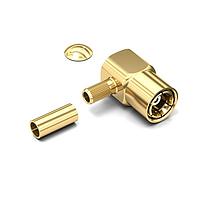 Wurth Elektronik 61636021110420 Cable Connectors WR-SMB 750V 50Ohms Cable Rt Angle Plug