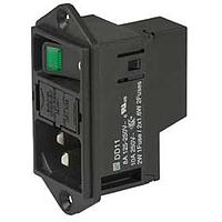 Schurter DD11.0114.1111 Inlets Green illumination QC 10A No Drawer