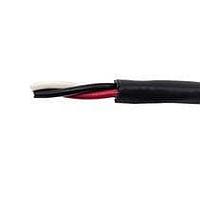 Alpha Wire 25004 BK199 UL AWM 20668 VW-1 22 AWG 4 Conductor 300V Unshielded PVC, PUR PER FT Spool, Black