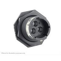 Eaton Souriau-Sunbank UTGX7142G1P Receptacles Jam nut receptacle, without backshell, for 3 male contacts,  IP68/69K