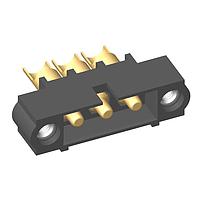 Harwin M80-5000000M1-03-PM5-00-000 Contacts Datamate Mix-Tek Male Cable Connector, Jackscrews, no signal contacts, 3 x 10 AWG High Power contacts