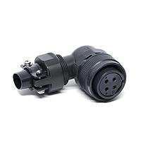 Hirose Electric H/MS08A18-10S-DT10D(73) Plugs MS TYP LOWER PROF PLUG 4 CNT 2.5MM DIA