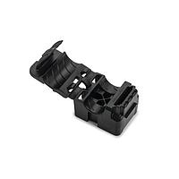 HellermannTyton 151-03546 Cable Clamps Stud Mount Ratchet Clamp for M10 Stud, 0.50 - 0.77" Bundle Dia, PA66HIRHSUV, Black, 150/bg