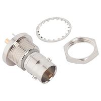 Amphenol RF 112670 Connectors RF Connector BNC Straight Receptacle Jack Solder Cup Bulkhead Rear Mount 75 Ohm Isolated