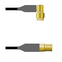 Amphenol Custom Cable Q-3603X0008084i RF Cable Assemblies SMA-RP/SMB-SP RG58 84I