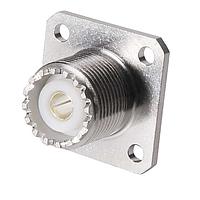 HUBER+SUHNER 23_UHF-0-0-2/033_-E Connectors UHF straight flange receptacle jack(f)