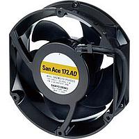 Sanyo Denki 9ADW5701P5H003 Axial EC Axial Fan, 172x150x51mm Round, 100-240VAC, Splash Proof, Tach/PWM, IP56