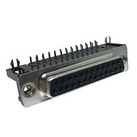 Kycon KF22X-B25S-N Receptacle .318 25P RECPT R/A BRD LOCK