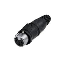 REAN RCX3F-Z-000-0 Cable Connectors 3P FEM XLR CBL CONN IP65 NICKEL/TIN