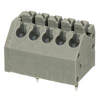 Same Sky (formerly CUI Devices) TBL002A-350-05GY-2GY Fixed Terminal Blocks Terminal block, screwless, 3.50, 45, 5 poles, cool gray