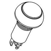 OTTO LP5-F1B32W Alternate Action Illuminated, Alternate Action Pushbutton Switch