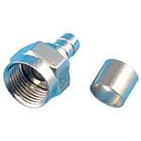 AIM-Cambridge / Cinch Connectivity Solutions 25-7010 Connectors F-59 CRIMP MALE W/ 1/2" RING