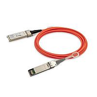 Coherent FCCG125SD1C02B Fiber Optic Cable Assemblies 25G, full-duplex, active optical cable, SFP+ ends, electrical limiting interface, RoHS/lead free, multimode, 0/70C operation, 2m length, with Connectivity Diagnostics(R), bulk packaging