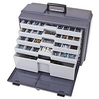 Flambeau 2275-2 Boxes Drawer Cabinets - Gray w/Light Gray Drawers 19-1/2" x 10-3/8" x 15"