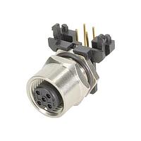 HARTING 21033214401 Right Angle M12 A 4p fml angled pcb mount, shielded