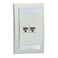 Panduit CFPE2BLY Wire Ducting & Raceways Faceplate 2 Port Single Gang Executiv