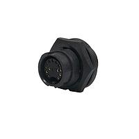 Switchcraft EN3P14F26PX Standard Circular Connector EN3 Harsh Environment Panel, 14-pin, Female, PC Tail (0.187 in / 4.7 mm), Bulk