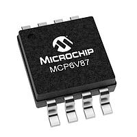 Microchip Technology MCP6V87-E/MS Operational Amplifiers Dual, Zero-Drift Op Amp, E Temp
