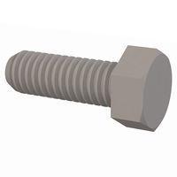 Essentra Components 50M035060J010 Cap Screw Hex Unslotted Bolt, M3.5 X .6 Thread, 10mm Lg