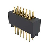 Mill-Max 855-22-012-10-041101 Spring Loaded Header .050" Pitch Spring-Loaded Connector w/ Flat Tip Plunger; TH; Double Row