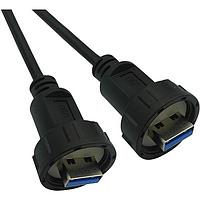 Stewart Connector 67U3AA-006-K USB 3.0 IP67 USB 3.0 Type A Male to IP67 USB 3.0 Type A Male  6FT